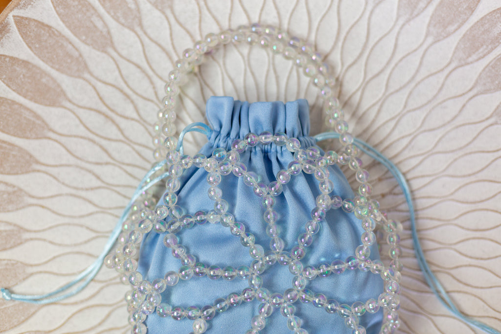 BOLSO FLOR AZUL